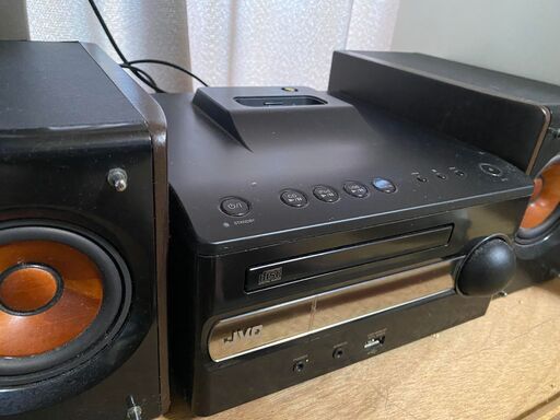 [値下げ]JVC コンポ EX-S1-B [ブラック] 　コントローラー付き