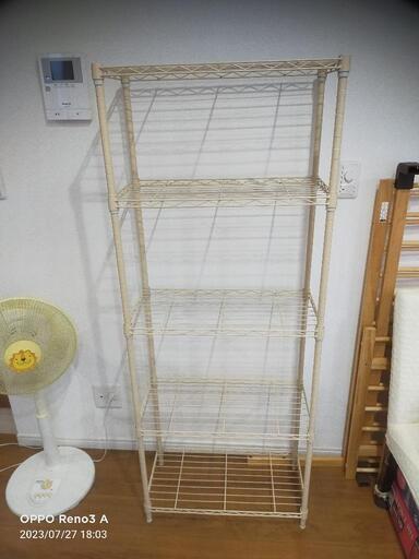 【受け渡し者決定済み】5段スチールラック