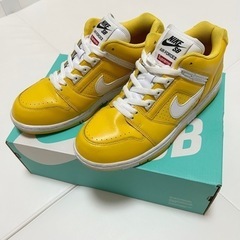 supreme × NIKE SB  AIR FORCE 2 yellowの画像