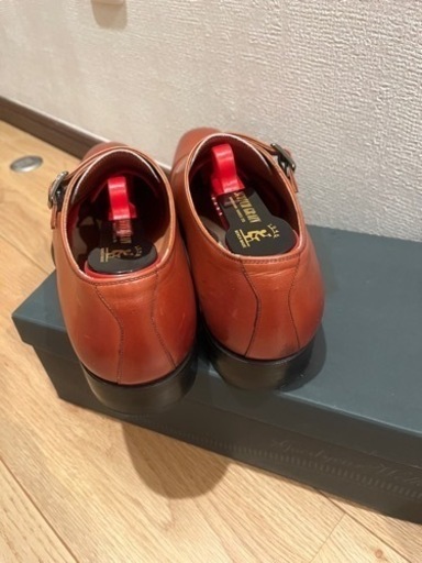 スコッチグレイン　ダブルモンク　910 MBR ブラウン　25.5cm