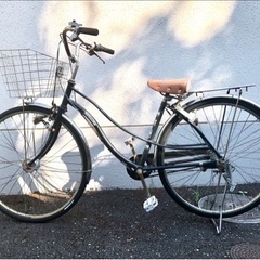 自転車　変速有り　オートライト　27インチ　ママチャリ　通勤通学