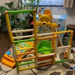 【お値下げ】くまのプーさん　おりたたみキッズパークの画像