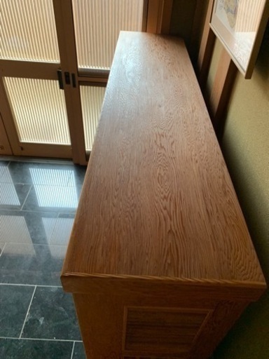 希少！屋久杉の特注品の下駄箱