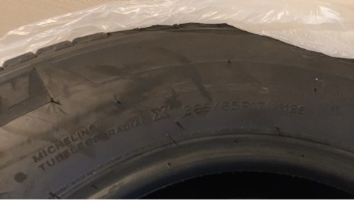 265/65/17 プラド150純正タイヤ納車前外し4本　　23年製17インチ/ミシュラン