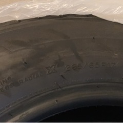 265/65/17 プラド150純正タイヤ納車前外し4本　　23年製17インチ/ミシュラン