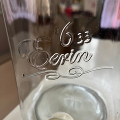 ガラスのドリンクサーバー(保存瓶)の画像