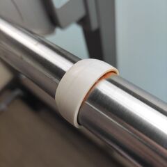 伸縮物干し竿 ハンガー掛け付き 1本の画像