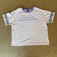 女児Tシャツピンクラテ♡レピピの2枚組の画像