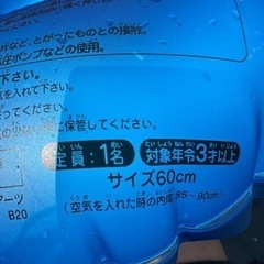 取り引き中　　子供用　浮き輪の画像