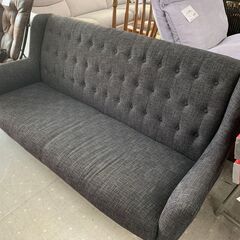 ★来店限定★　3Pソファー　ファブリック　グレー　の画像