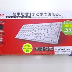 BUFFALO/バッファロー BSKBB10BK キーボード Bluetooth コンパクトワイヤレスキーボード コンパクトキーボード ワイヤレス ワイヤレスキーボード 札幌市 厚別区の画像