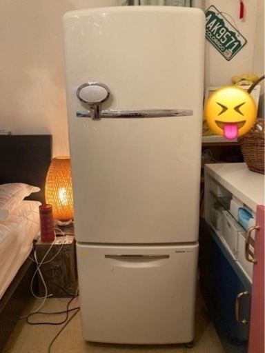 冷蔵庫　中古　オシャレ　※予約されてます。※