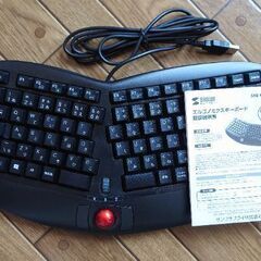 新品同様／SANWA エルゴノミクスキーボード SKB-ERG5の画像