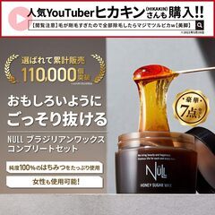 NULL ブラジリアンワックス VIO対応 男性 メンズ 250g 脱毛 女性にも (コンプリートセット×2)の画像