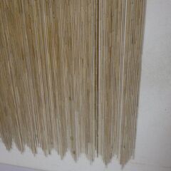 ビンテージ　竹暖簾　バンブーのれん　ひものれんの画像