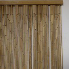 ビンテージ　竹暖簾　バンブーのれん　ひものれんの画像
