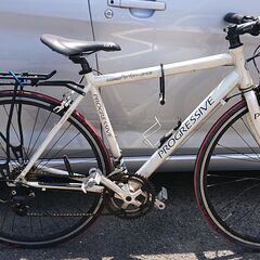 🔴ロードバイク、16段ギヤ、フラットハンドル。車重11kg🔴元の...