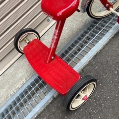 【急募】29日までお取り置き！子ども用レトロ三輪車RadioFlyer ラジオフライヤー （Radio Flyer）【Trikes & Bikes】 クラシック・レッドの画像