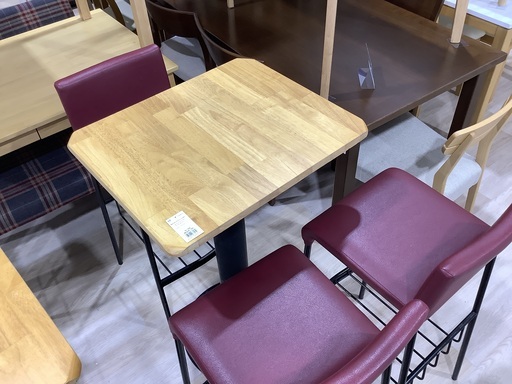 カウンターテーブル&チェア×3セット
