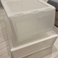 無印　クローゼットケース　ダイソー　スタックボックス
