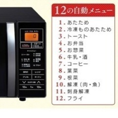 iris ohyama オーブンレンジ MO-T1602-B 2019年製の画像