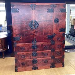 H4 美品 岩谷堂箪笥 不耒方衣裳タンス 漆/うるし塗り 欅/ケヤキ