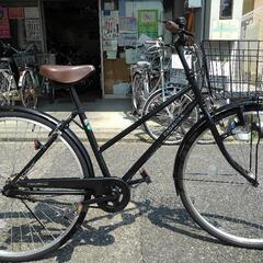 中古自転車２６３９　前後タイヤ新品！　２７インチ　ギヤなし　ダイ...