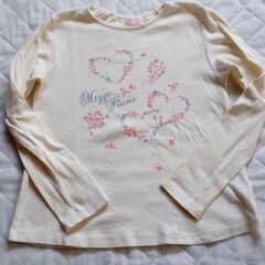 【美品】mezzopiano　長袖Tシャツ　130cm