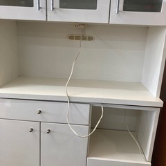 【SALE】食器棚  中古 リサイクルショップ宮崎屋住吉店23.7.28kの画像