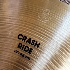  Aジルジャン　クラッシュライドシンバル　19インチ　中古の画像