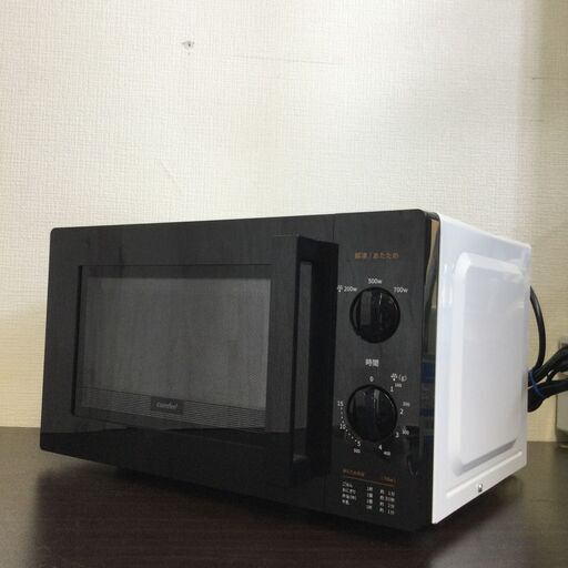 美品 COMFEE 電子レンジ 22年製 ターンテーブル 単機能 50Hz 東日本