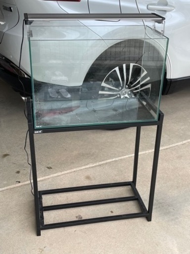 60センチガラス水槽　水槽台　LEDライト　セット
