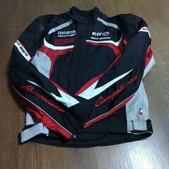 目立つて安全♥elf🌕️🔴🔵バイクウエア🌕️🔵🔴肩肘脊柱プロテク...