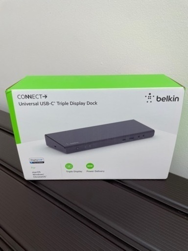 【未開封】Belkin CONNECT ユニバーサルUSB-Cトリプルディスプレイ ドック