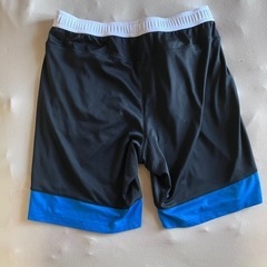 錦織圭選手着用デザイン UNIQLO パンツ M 黒×白×水色の画像