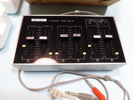 SONY製　MIC MIXER　MODEL MX-８　６チャンネル　マイクミキサー　新品未使用物　箱入り