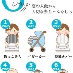 ベビーキャリアカバー (UVカット春夏秋用)の画像