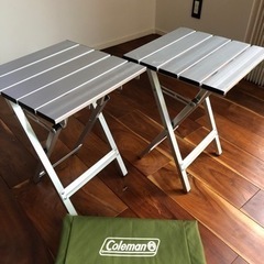 【キャンプ用品】Coleman アルミスツールセット
