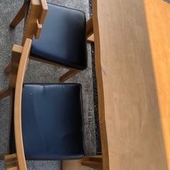大川家具 サカイ工芸 ベンチダイニングセットの画像