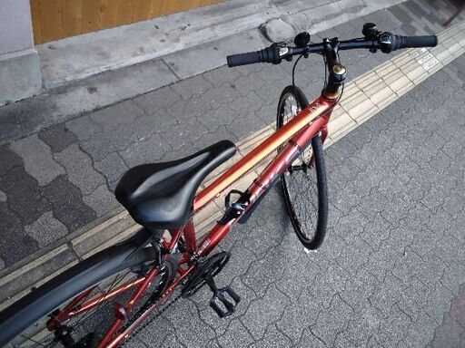 楽天市場】クロスバイク アルミ製 自転車 送料無料 8割完成車