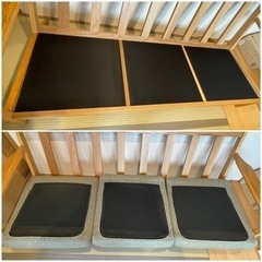 unico ソファー　3シーター　中古　viska ナチュラルの画像