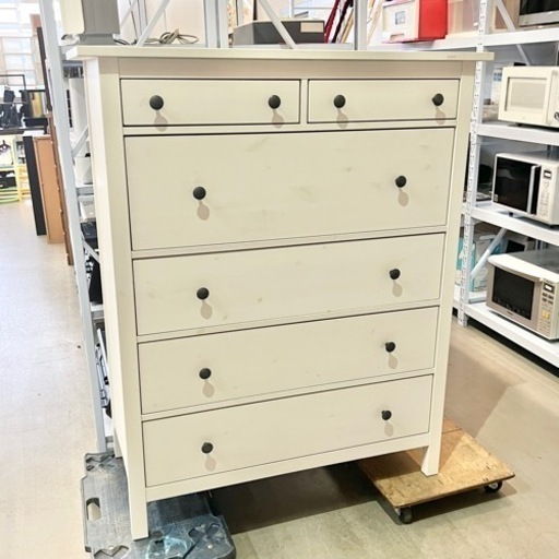 IKEA イケア ハイチェスト 引き出し×6 ホワイト チェスト