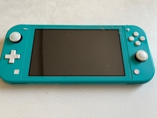 [中古]Nintendo Switchライト　ターコイズ充電器付