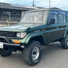 78 プラド　16万キロ　ランクルプラド78　オールペイント済み 　仕上げ　ディーゼルターボ　車検平成5年9月　カスタムカラーの画像