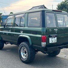 78 プラド　16万キロ　ランクルプラド78　オールペイント済み 　仕上げ　ディーゼルターボ　車検平成5年9月　カスタムカラーの画像