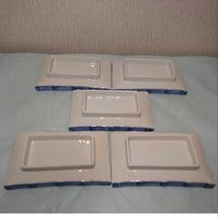 角皿 五枚セットの画像
