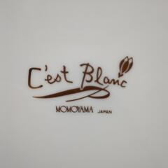 ☆桃山陶器☆Cest Blanc絵皿☆自宅保管品の画像