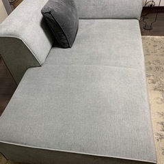 KARE インフィニティ セミオットマン エレメンツ グレー ライト ソファ