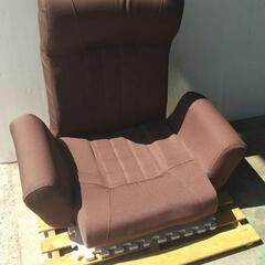 取置き☆肘置き座椅子　ブラウン　座面15☆