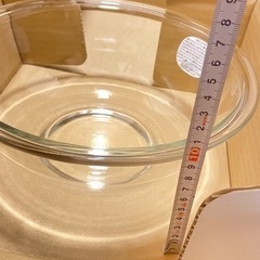 ⭐️特大2.5L⭐️イワキ耐熱ガラスボウルセット⭐️新品未使用⭐️軽量カップ⭐️の画像